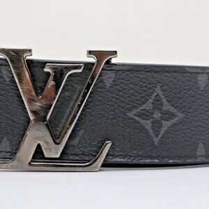Louis Vuitton M9043 LV Initials 40MM Reversible Monogram Eclipse Belt Size